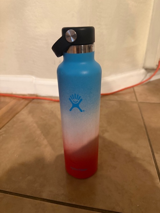 Hydro Flask Other - Hydro Flask Blue White Red Ombre Water Bottle